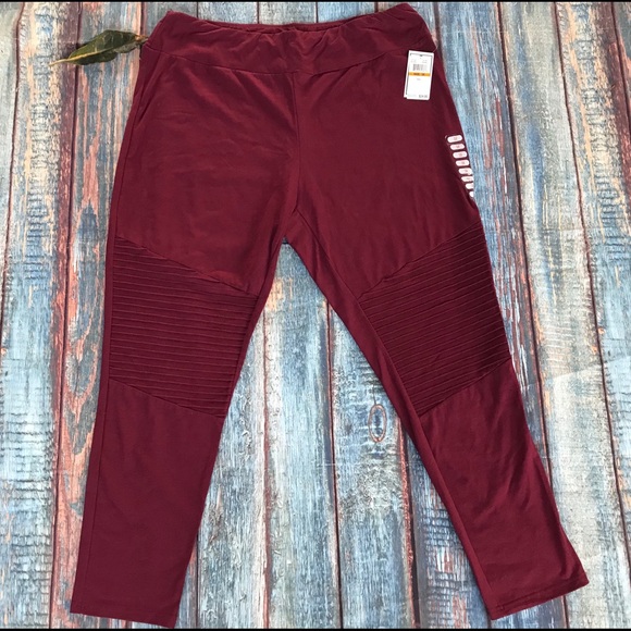 No Comment Pants - No Comment plus Women’s 3X Moto leggings